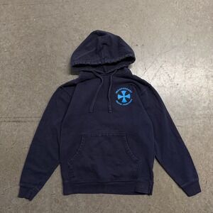 Independent‎ Truck Company Hoodie Mens Small Navy Blue Skateboard Pullover NHS